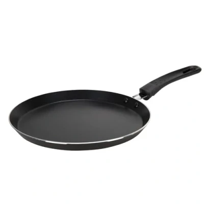 Image de Crealys 506660 crêpière aluminium brume noir / gris 24 cm