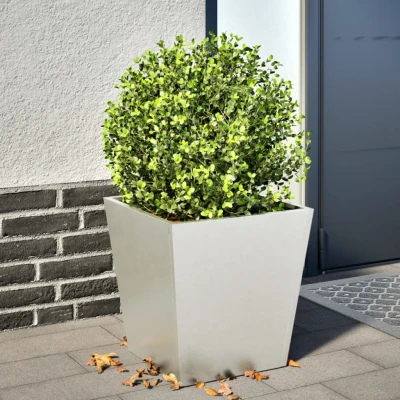 Afbeelding van vidaXL Plantenbank 40x40x40 cm roestvrij staal