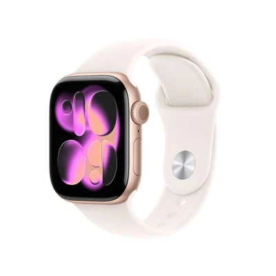 Image de Apple Watch Series 11 gps 42mm rose Gold Aluminium Case With Light Blush Sport Band S/m