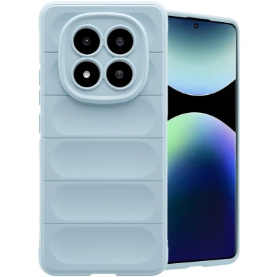 Afbeelding van imoshion Hoesje Geschikt voor Xiaomi Redmi Note 14 Pro Plus 5G Siliconen EasyGrip Backcover Lichtblauw
