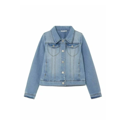 Afbeelding van Name it Nitstar RIKA Spijkerjas voor kinderen, Maat: 122, Light blue denim