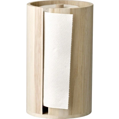 Afbeelding van Bloomingville Celian keukenrolhouder in naturel hout