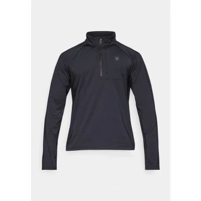 Afbeelding van Spyder Gridweb 1/2 ZIP Longsleeve, Heren, Maat: XL, Black