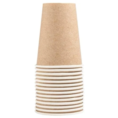 Image de Pronappe Tasse Taille 7 cm diameter 200 ml jetable kraft (pack de 15)