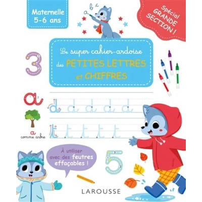 Image de Mon super cahier ardoise GS Petites lettres Chiffres