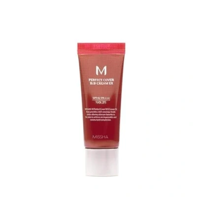 Afbeelding van MISSHA Perfect Cover BB Cream EX SPF42 PA+++ 20 ml perfecte afdekking zonwering SPF 42 lichte formule, tint nr. 25 Warm Beige, 10 g