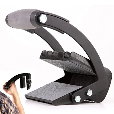 Afbeelding van behone Gorilla Gripper, houder voor platen en gipsplaten, met versterkte handgreep, ergonomisch, het optillen van multiplex, gipsplaat, bouwhouten planken
