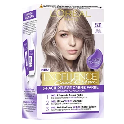 Image de L&#039;Oréal Paris Excellence Cool Creme 8.11 Blond clair ultra froid