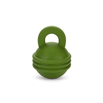 Afbeelding van Beeztees Sumo Kettlebell Hondenspeelgoed Rubber Groen 16x12x12 c