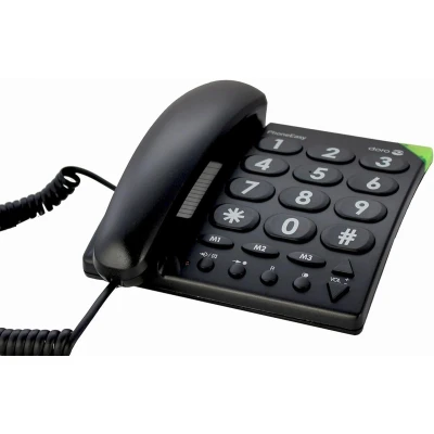Afbeelding van Doro PhoneEasy 311C Vaste telefoon Zwart
