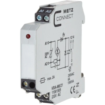 Afbeelding van Metz Connect 11061505 Koppelelement 230 V/AC (max) 1x wisselcontact 1 stuk(s)