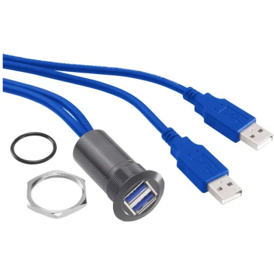 Afbeelding van TRU COMPONENTS USB 13 BK inbouwbus 3.0 Inhoud: 1 stuk(s)