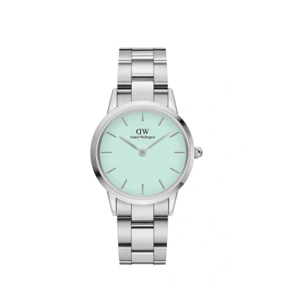 Afbeelding van Daniel Wellington Iconic LINK MINT Pastel Horloge silvercoloured, Maat: 36, Silver coloured