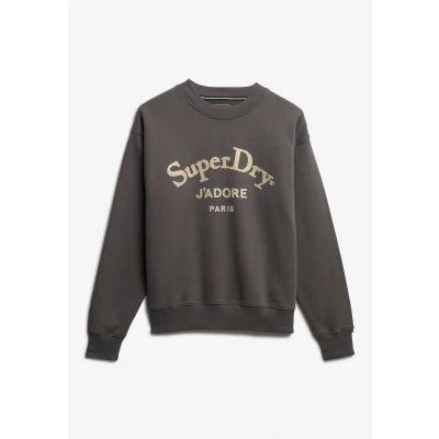Afbeelding van Superdry Brand Mark Losse Crew Sweatshirt Dames Truien