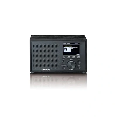 Afbeelding van Lenco DAR 017BK Compacte en stijlvolle DAB+/FM radio met Bluetooth® houten behuizing Zwart