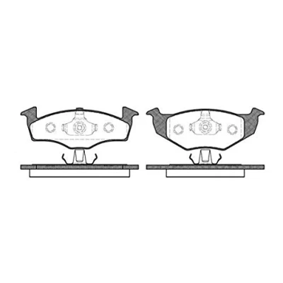 Afbeelding van ROADHOUSE 2609.20 Remblokkenset Vooras Met kleeffolie toebehoren, veer VOLKSWAGEN: Polo IV Hatchback, III Hatchback