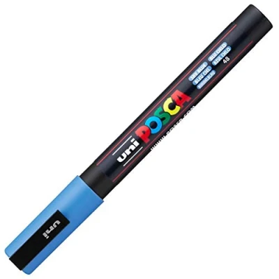Afbeelding van Verfstift Posca PC3M F hemelsblauw