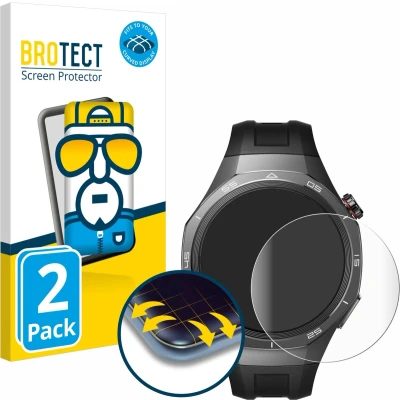 Afbeelding van BROTECT Volledig scherm beschermer, Smartwatch beschermfolie, Transparant
