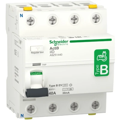 Afbeelding van Schneider Electric Acti 9 Aardlekschakelaar A9Z51440 E279M