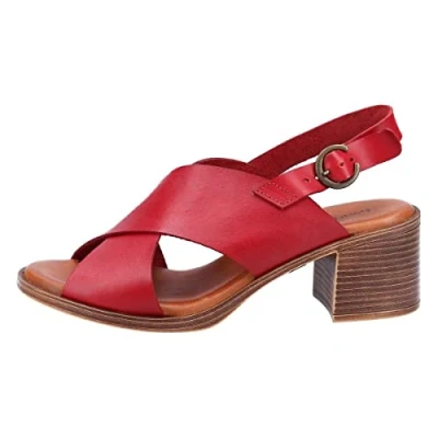 Afbeelding van Hush Puppies Gabrielle sandalen met hak voor dames, Rood