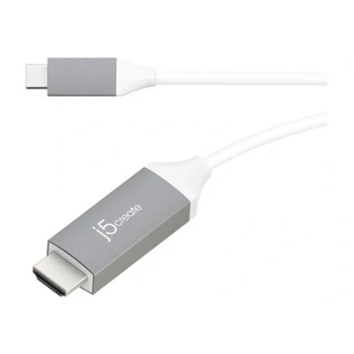 Afbeelding van j5create JCC153G N USB C naar 4K HDMI Kabel