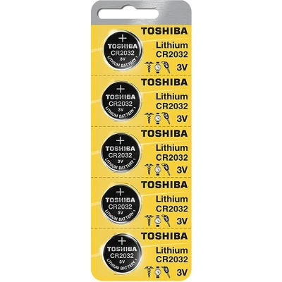 Afbeelding van TOSHIBA CR2032 3 V lithium batterij 1 pak (5 stuks)