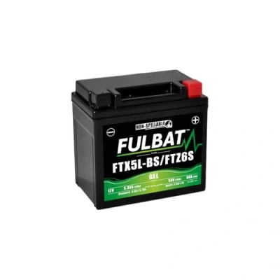 Image de Batterie ftx5l bs fulbat 12v4ah lg113 l70 h105 (gel sans entretien) activee usine