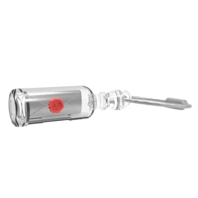Afbeelding van Metalmorphose sleutelhanger message in a bottle