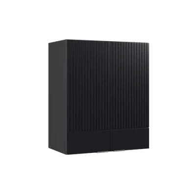 Afbeelding van Vicco Hangkast Fame Line, Zwart gestreept/Antraciet, 60 cm