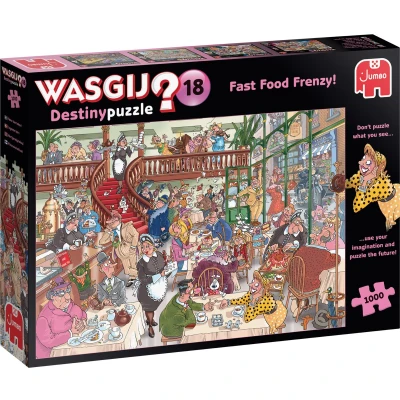 Afbeelding van Wasgij Destiny 18 Fast Food Waanzin! 1000 stukjes puzzel