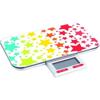 Afbeelding van Pebbly Keukenweegschaal, Slim, 23 cm, Sterren