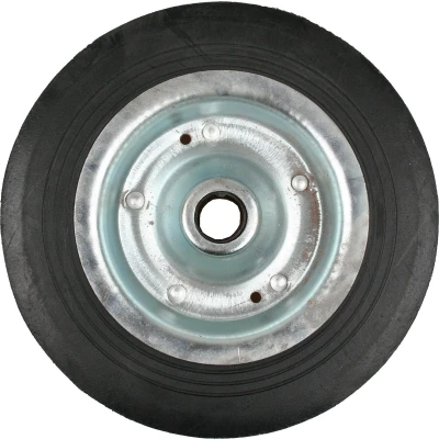 Afbeelding van Benson Neuswiel Rubber met Metalen Velg 200 x 50 mm Asgat Ø 20