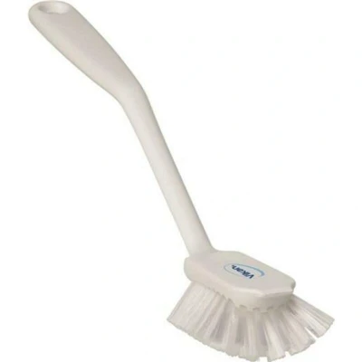 Image de VIKAN 42375 brosse à vaisselle, 280 mm, polyester, moyen, blanc 4237/5