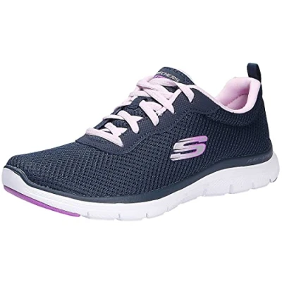 Afbeelding van Skechers Sport FLEX Appeal 4.0 Sneakers laag, Dames, Maat: 38, Navy/lavender Polyester