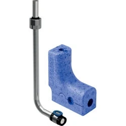 Afbeelding van Geberit FlowFit radiatoraansluitknie lengte 300 mm 16 x 15 pers