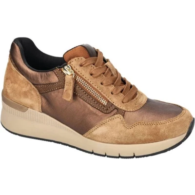 Afbeelding van Gabor Dames brons sneakers maat 38.5
