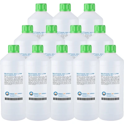 Afbeelding van Bio Ethanol 99% Biobrandstof 12x 1 liter, doos