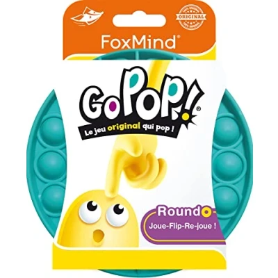 Afbeelding van Asmodee Foxmind, Go Pop! Roundo (Mauve/Jaune/Turquoise), Jeu de logique, Age: 5+, 2 Joueurs, Temps Partie: 10 Min FOXGOP01NFR
