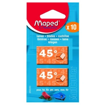 Image de 10 lames de rechange Maped 45 pour MatCutter et Advanced
