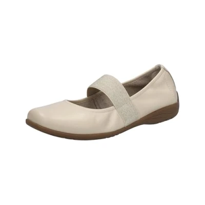 Afbeelding van Josef Seibel Fenja Ballerina&#039;s met enkelbandjes, Dames, Maat: 38, Sand Leer