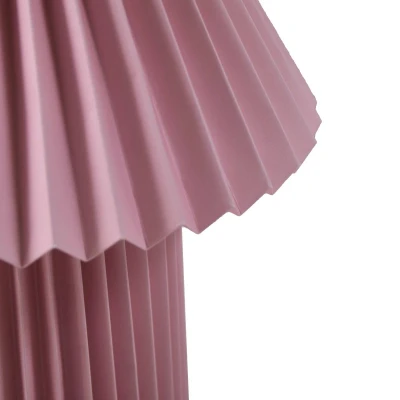 Afbeelding van Lindby Tafellamp 1licht Papier H: 37 cm E14 roze