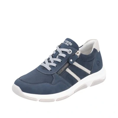 Afbeelding van Remonte D1s04 Lage damessneakers, Blauw, 36 EU