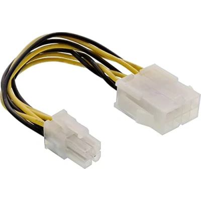 Afbeelding van ATX12V P4 (m) EPS12V 8 pins (v) voedingskabel 0,15 meter