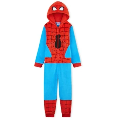 Afbeelding van Marvel Pyjama, Spiderman, overall, slaappak, voor kinderen, jongens, Rood/Blauw