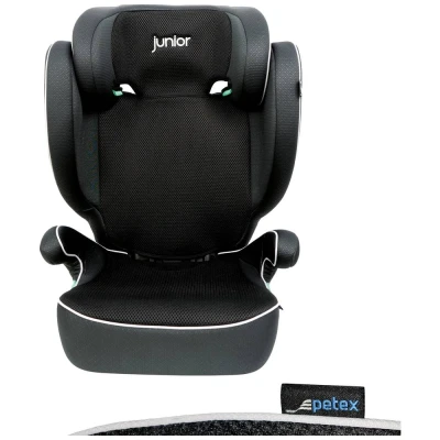 Afbeelding van Petex Basic 1500 schwarz HDPE nach ECE R129 Kinderzitje Zwart