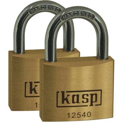 Afbeelding van Kasp K12525D2 Hangslot 25 mm Gelijksluitend Goud geel Sleutelslot