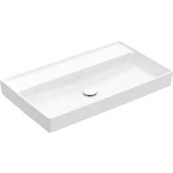 Afbeelding van Villeroy &amp; Boch Collaro meubelwastafel wit (80 x 47 cm) zonder