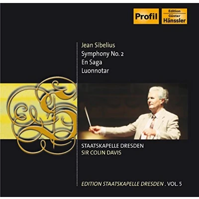 Afbeelding van Staatskapelle Dresden, Sir Colin Davis Sibelius: Sinfonie Nr. 2, En Saga, Luonnotar (CD)