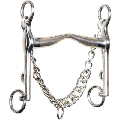 Afbeelding van Harrys Horse Optimum GB dressuurstang zilver maat:12,5