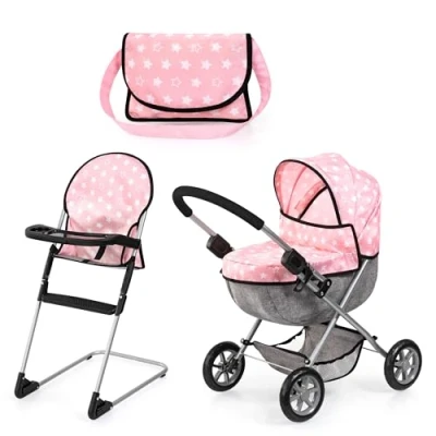Afbeelding van Poppenwagenset “Cosy roze